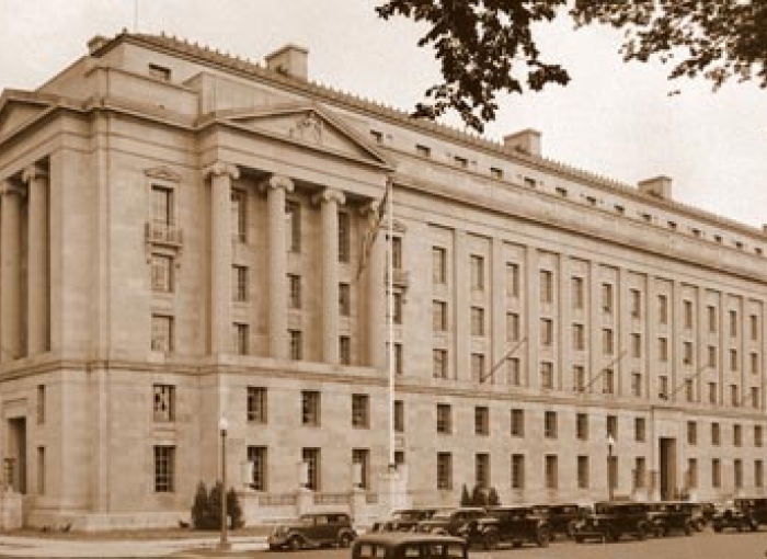 Old Time Photo - Main Justice building