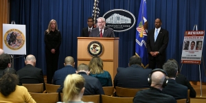 Assistant Attorney General Brian A. Benczkowski delivers remarks at the Project Python press conference.
