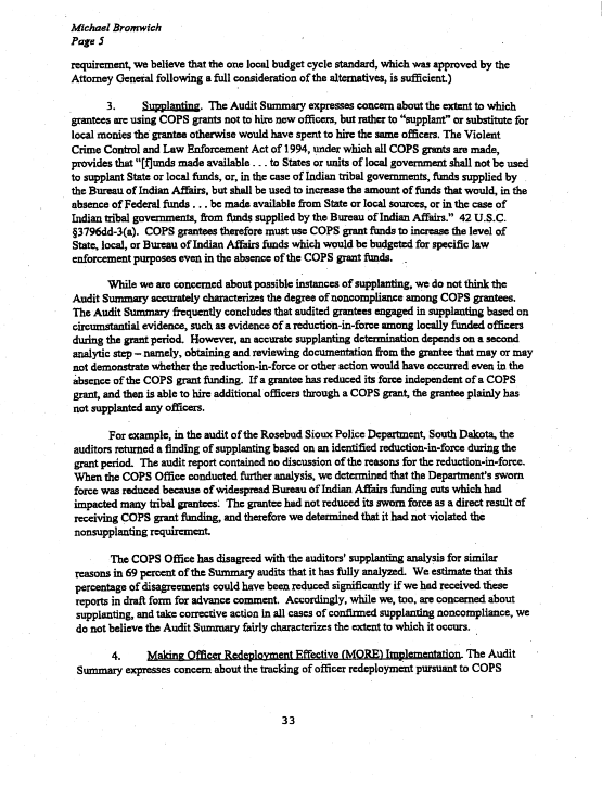 COPS/OJP Reponse Page 5 - 991455.gif