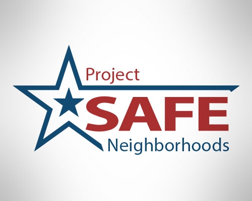 Project Safe Neighborhoods text and logo with star